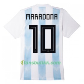Fotball-VM 2018 Argentina drakt Maradona 10 Hjemmetrøye